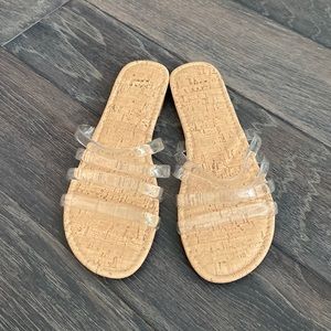 Clear Strapped Sandals
